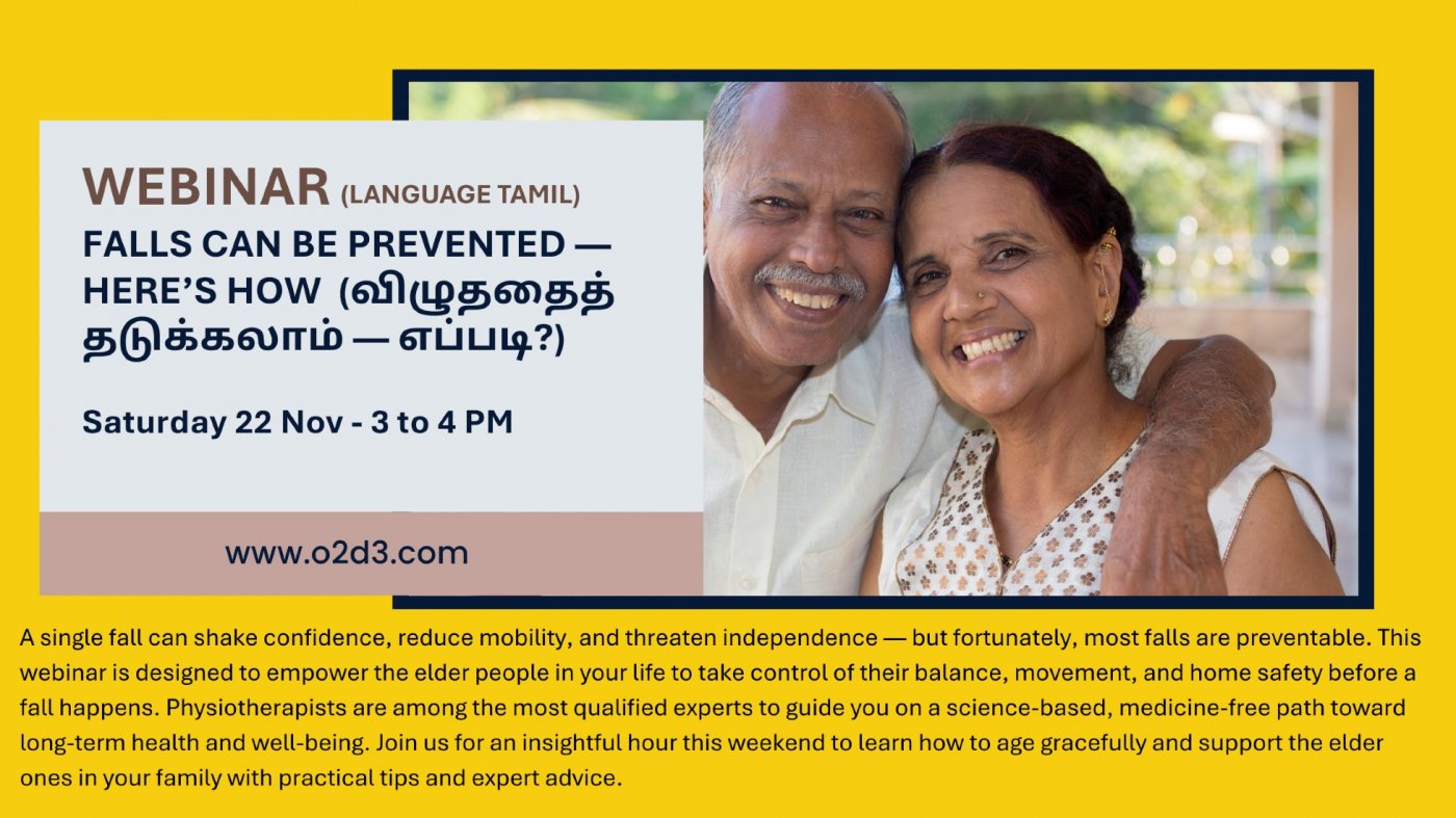 Webinar on Fall Prevention in Older Adults
