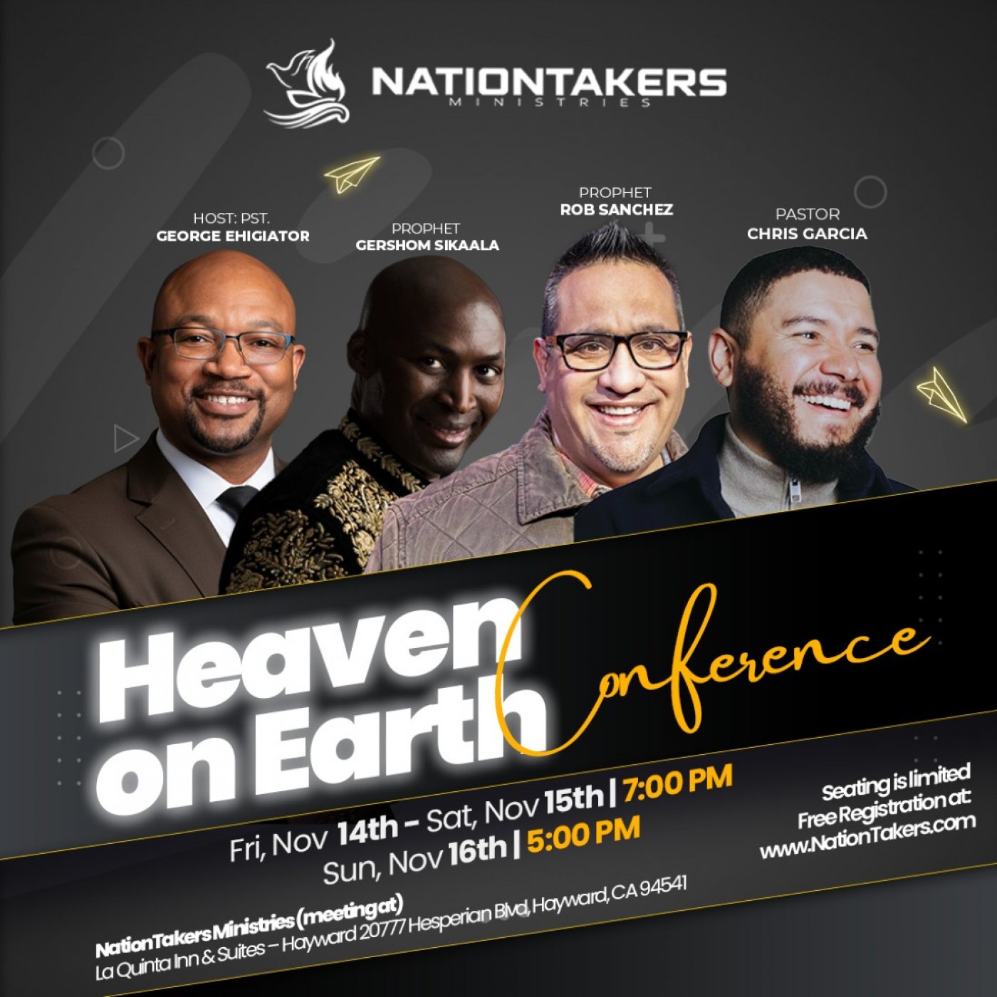 Heaven On Earth Conference - Nov 14 -16