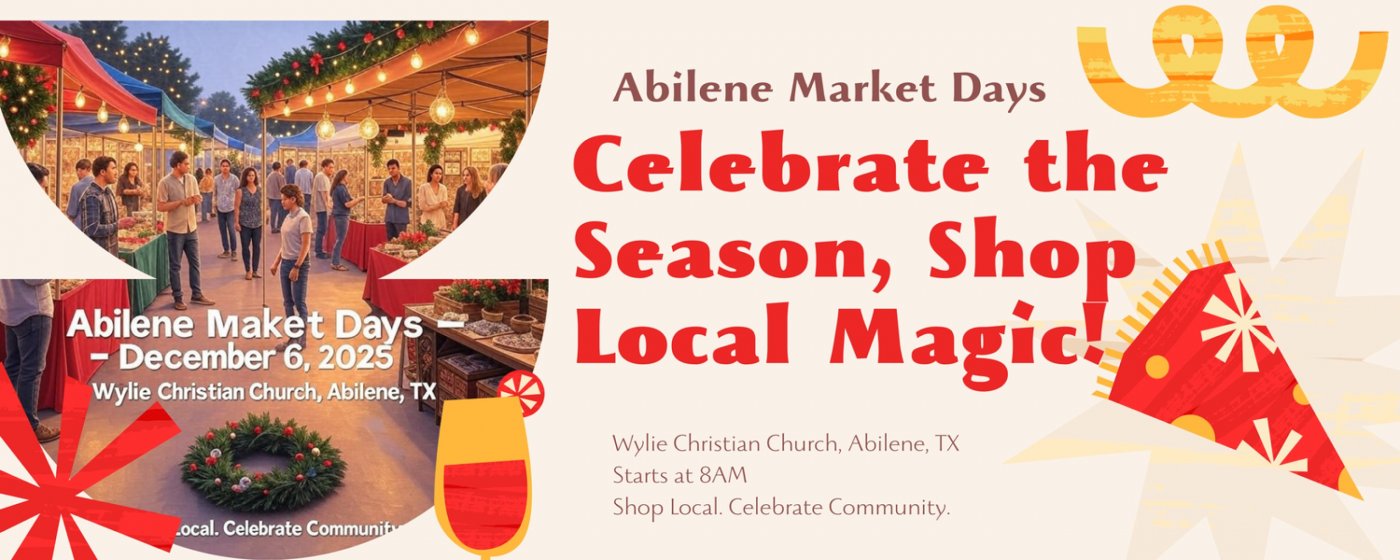 Abilene Market Days \u2013 December 2025