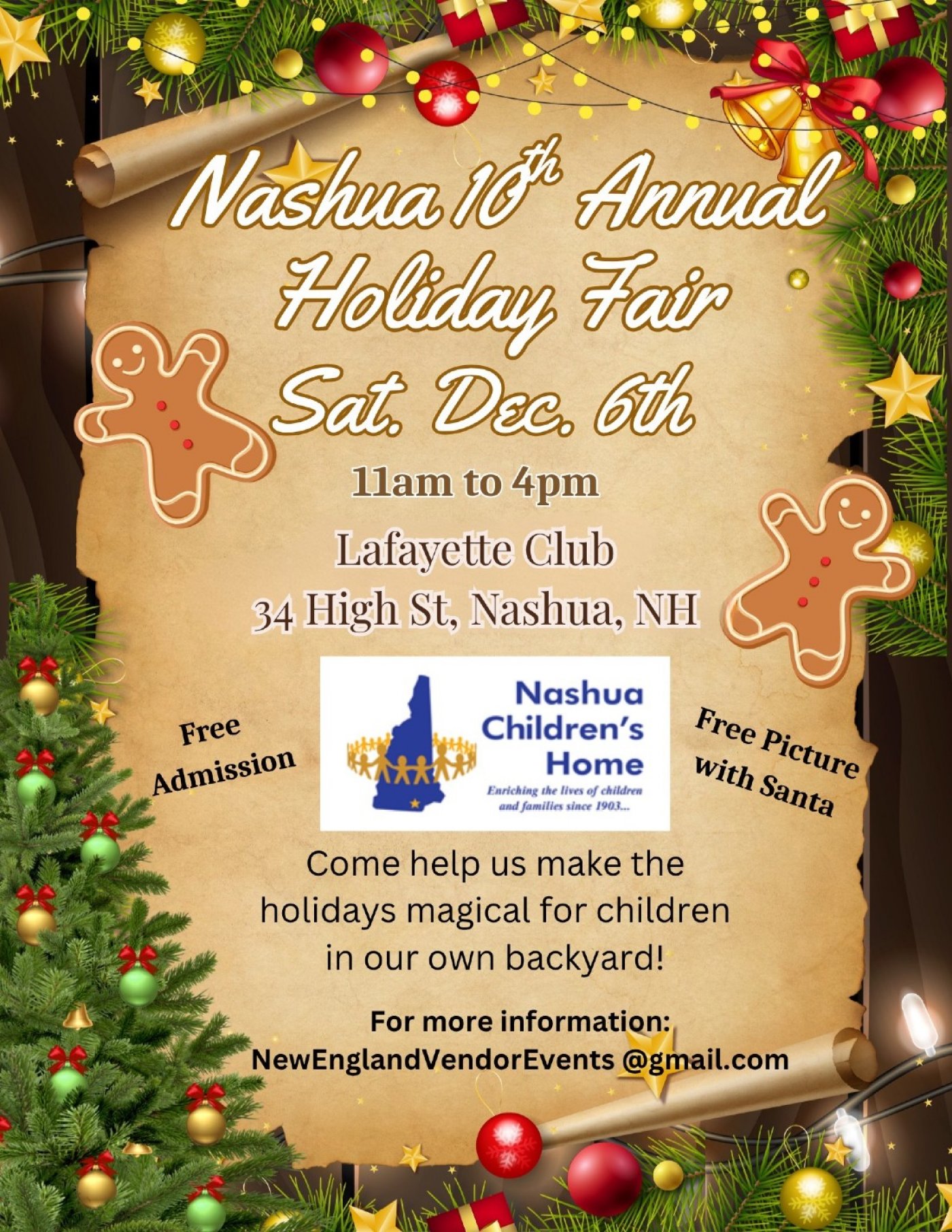 Nashua 10th Annual Holiday Fair