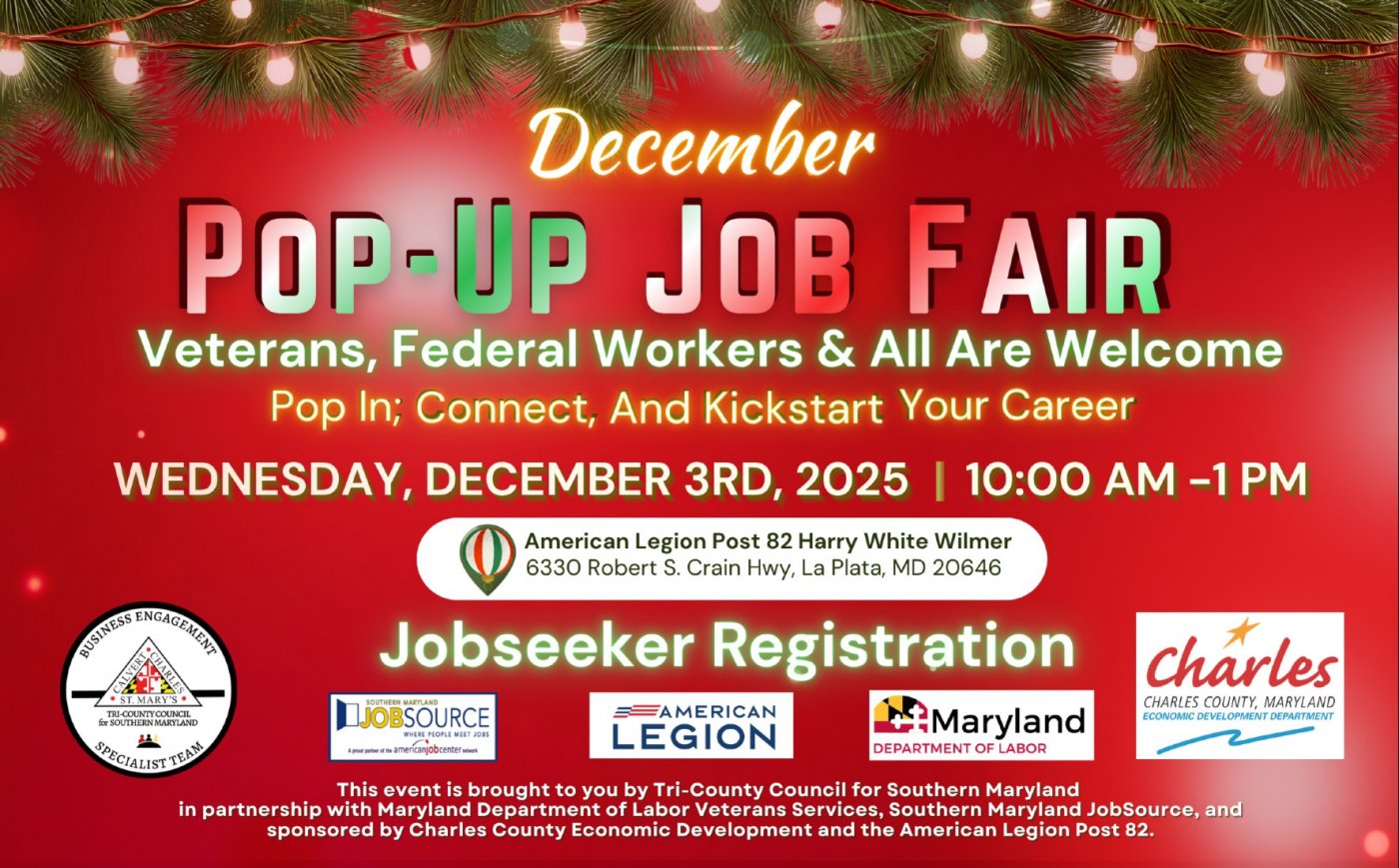 December Pop-Up Job Fair