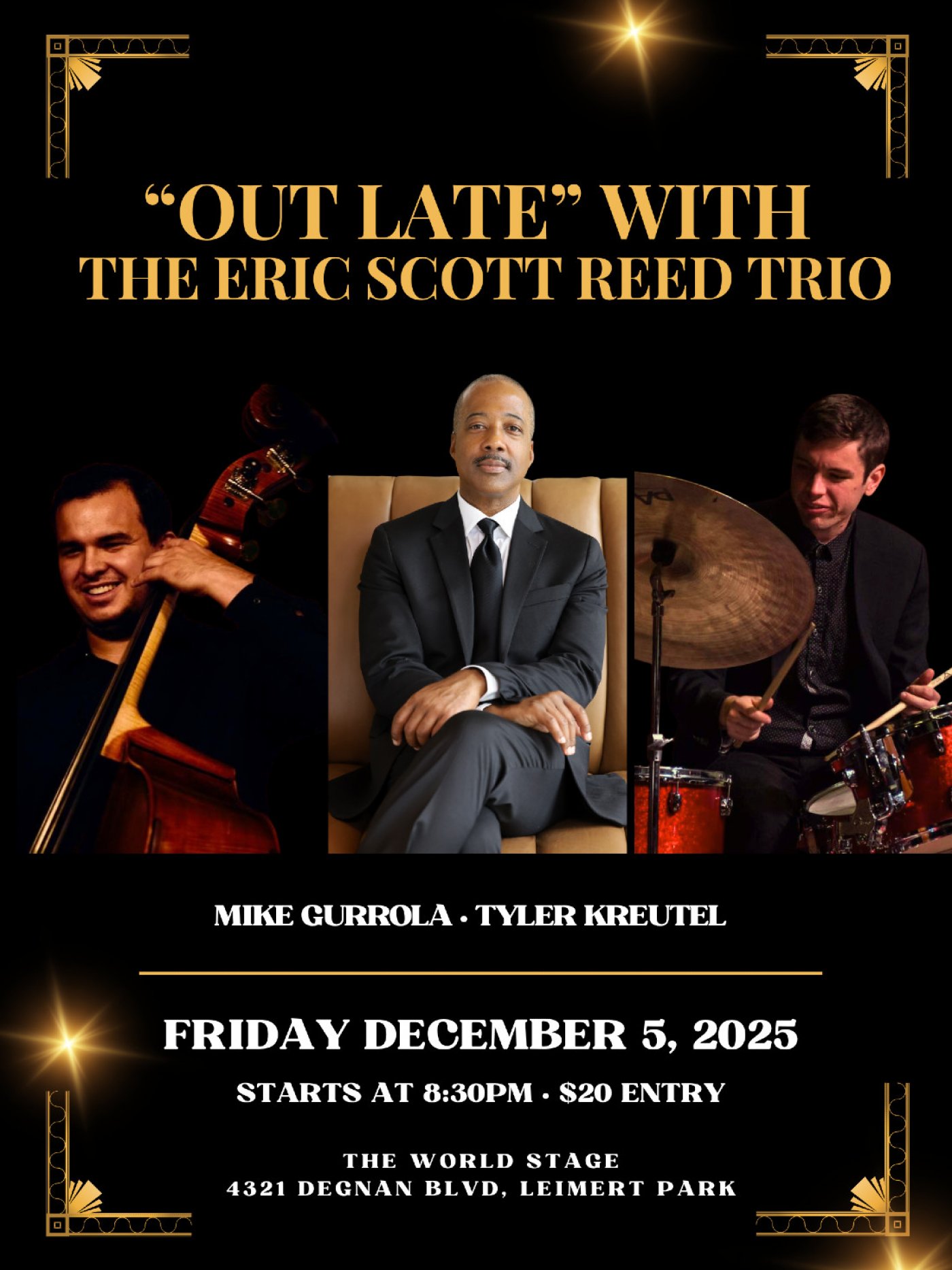 Out Late With The Eric Scott Reed Trio