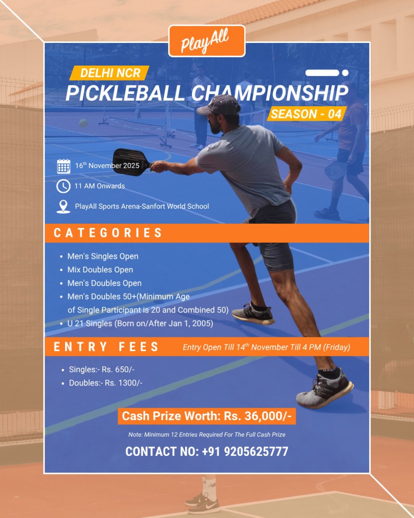 Delhi NCR Pickleball Championship Season - 04