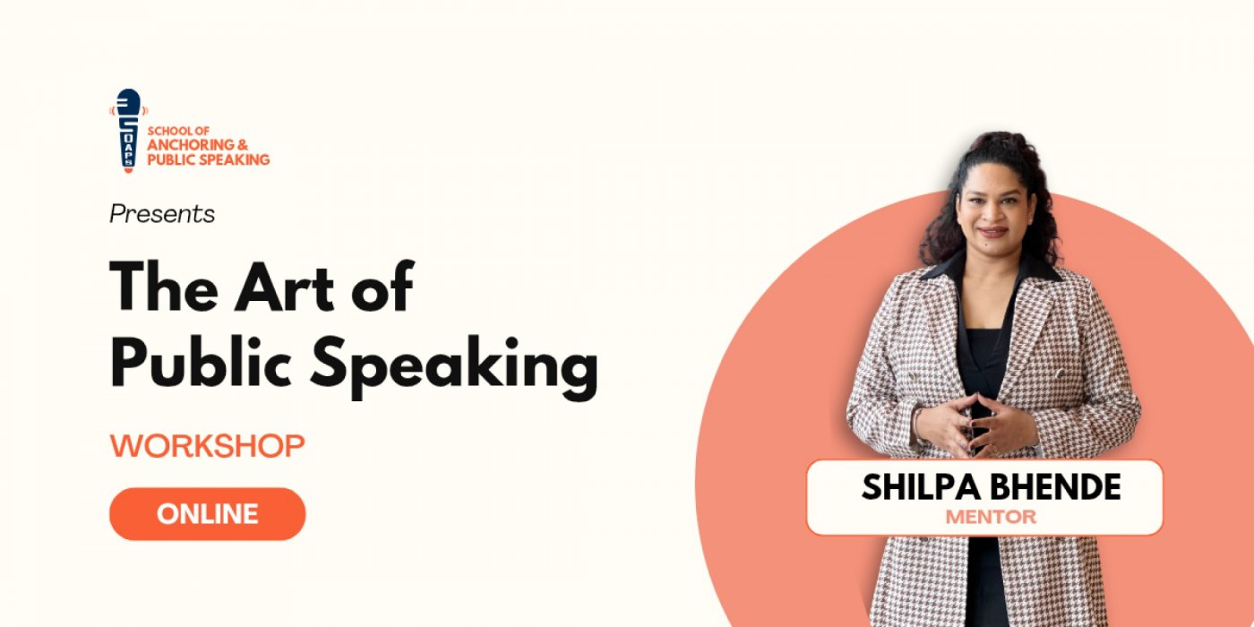 The Art of Public Speaking Workshop - Online