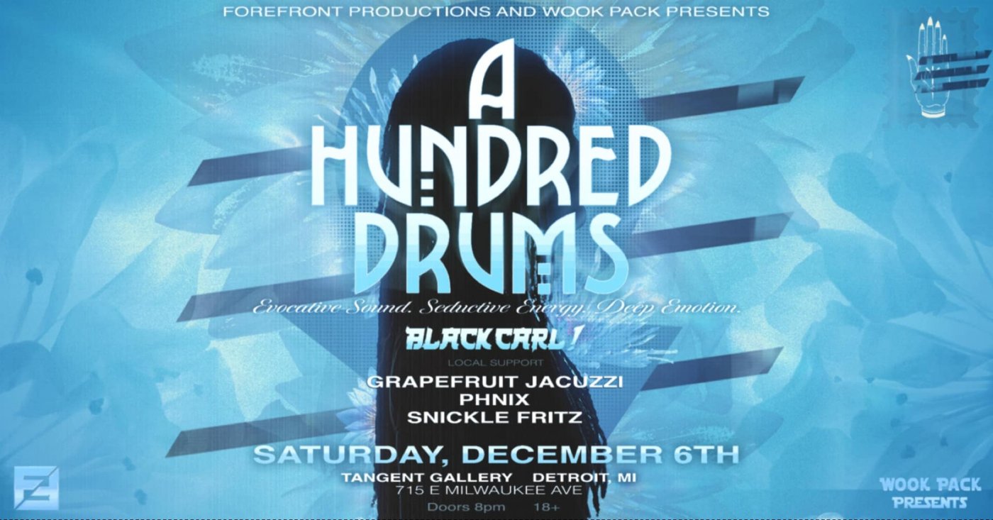 A Hundred Drums + Black Carl @ Tangent Gallery