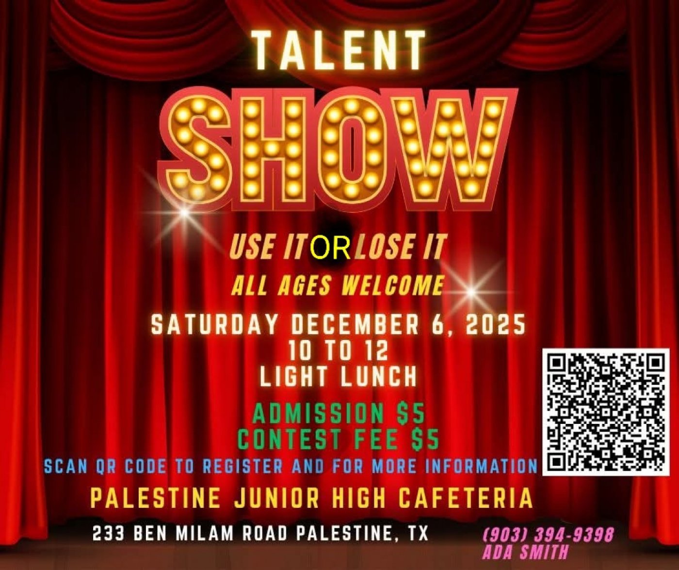 Talent Show: Use IT Or Lose It