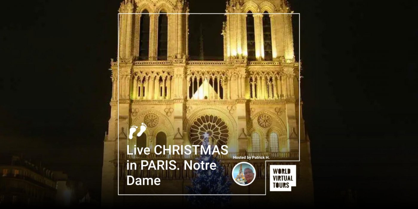 Live CHRISTMAS in PARIS. Notre Dame
