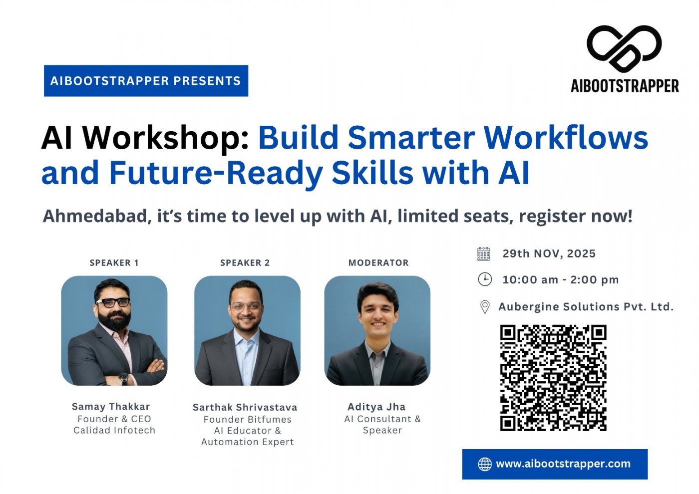 Hands-On AI Workshop in Ahmedabad | Learn Automations & AI in Testing