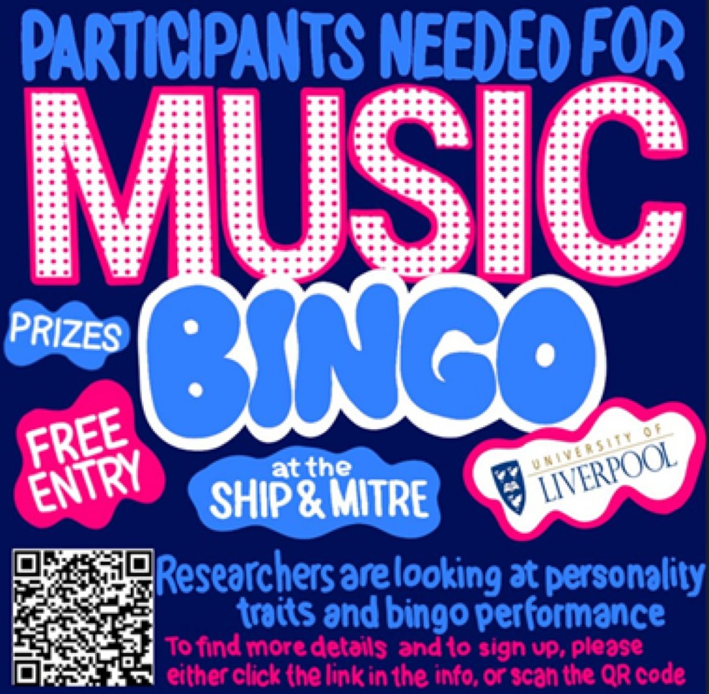 Music Bingo - Psychology Study