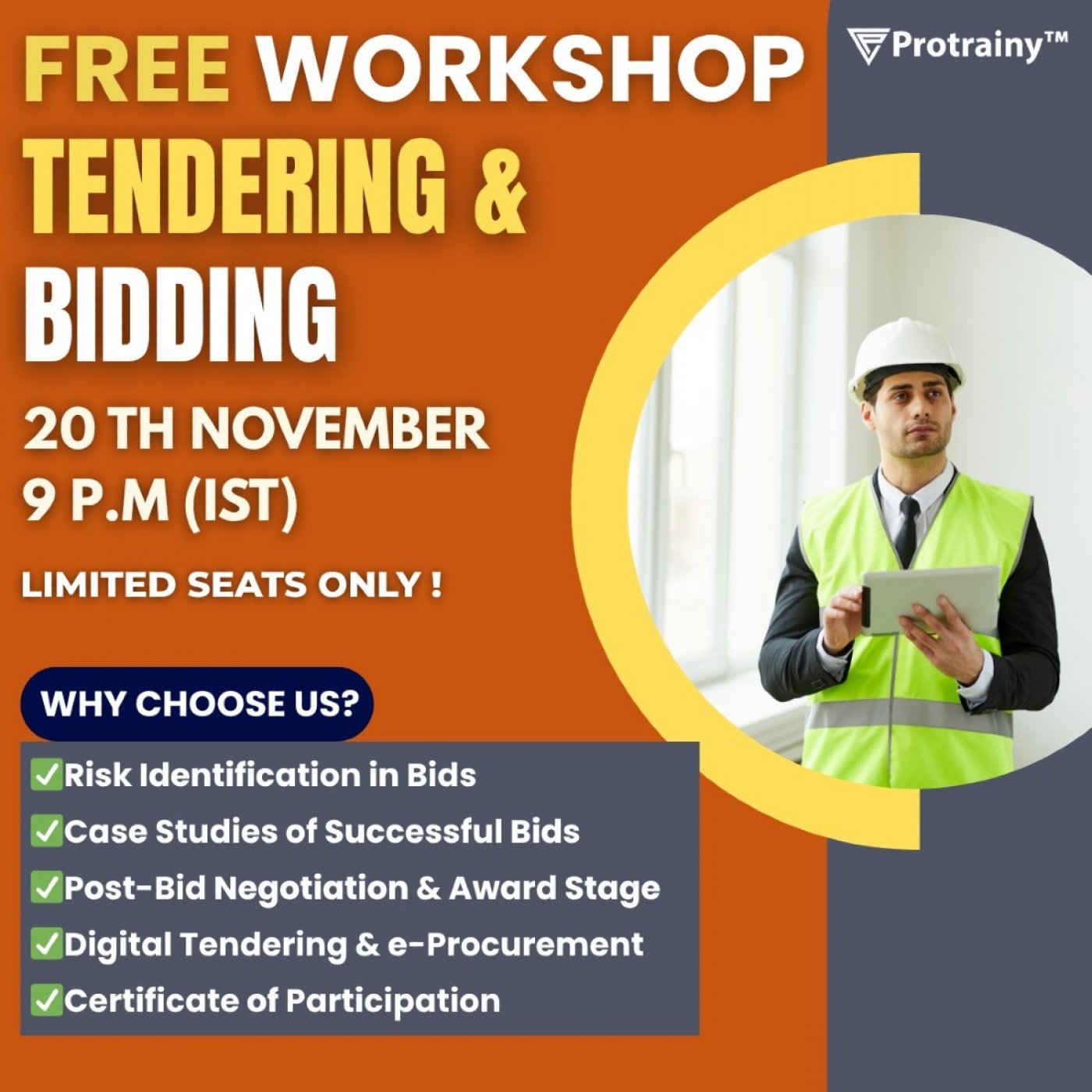 Workshop on Tendering and Bidding