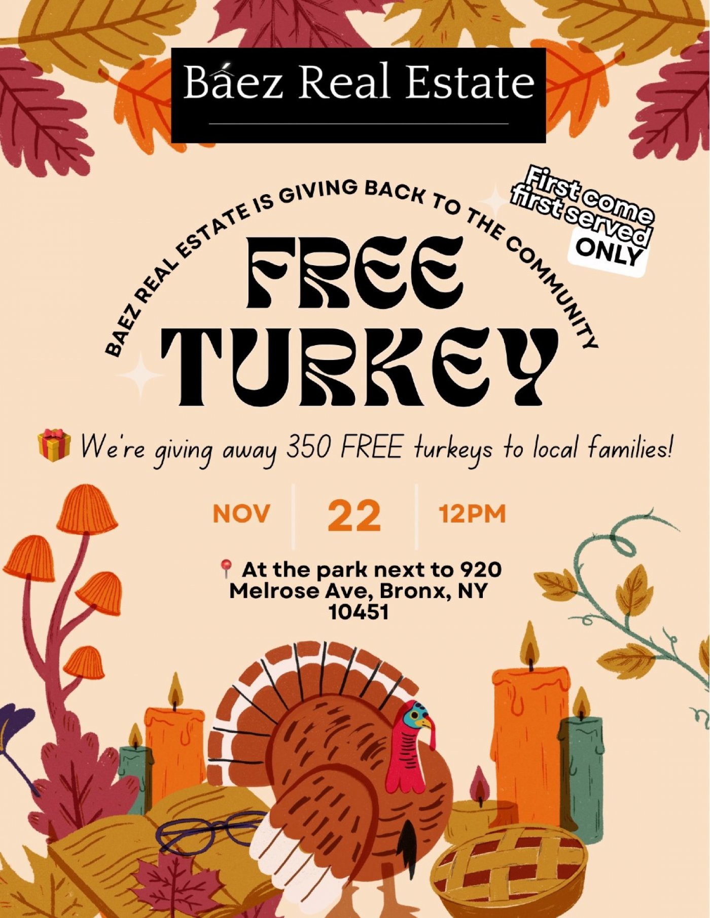 \ud83e\udd83 FREE TURKEYS FOR THE COMMUNITY!