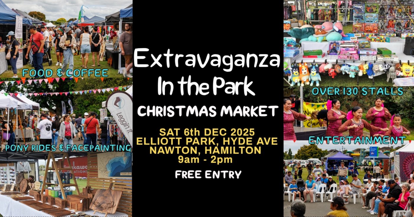Extravaganza in the Park Annual Christmas Market-Hamilton NZ