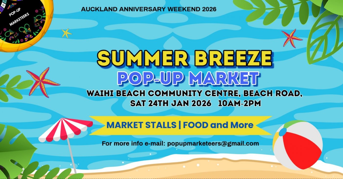 Summer Breeze Pop-Up Market Waihi Beach