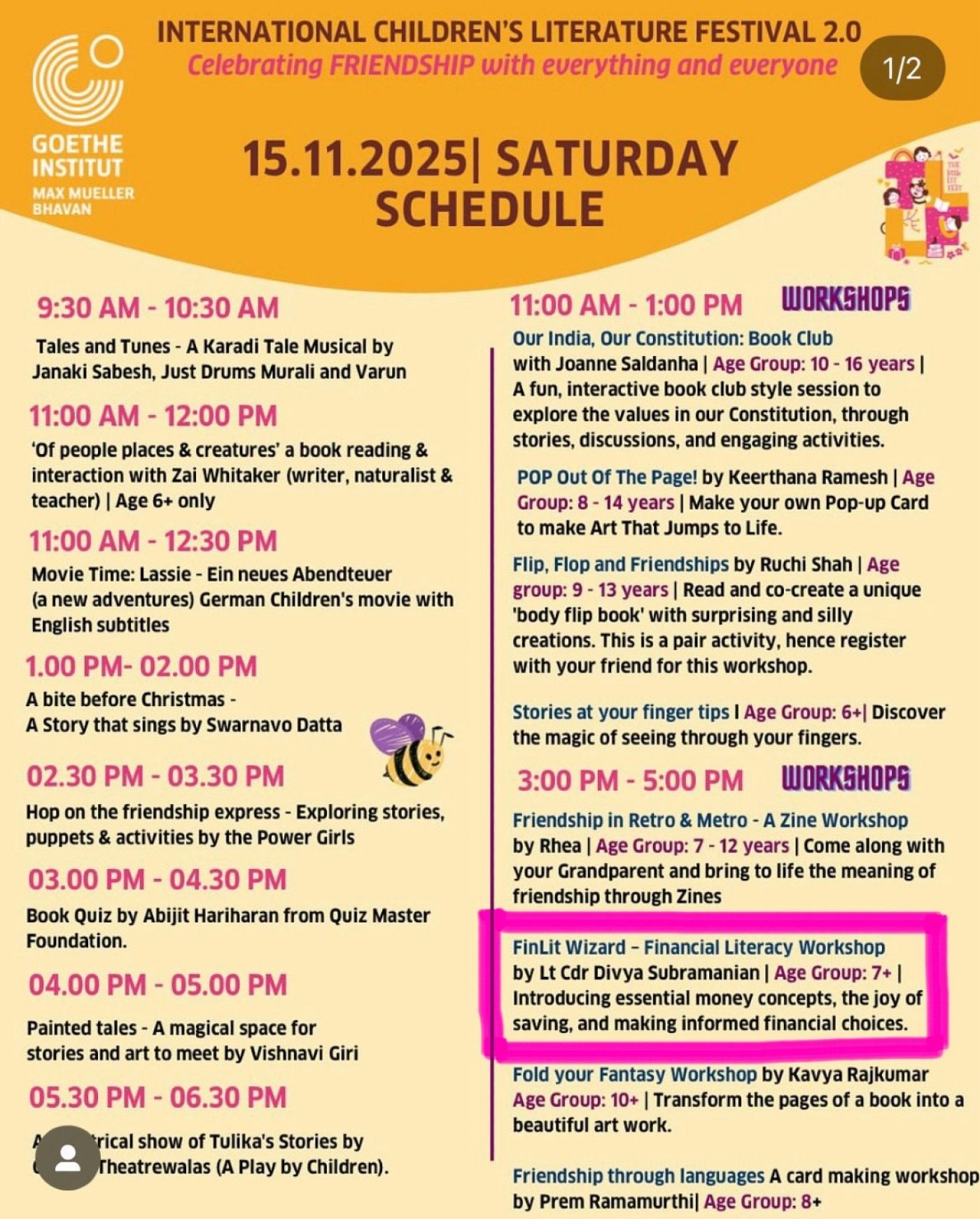 TheLittleLitFest 2.0 at Goethe-Institut, Chennai