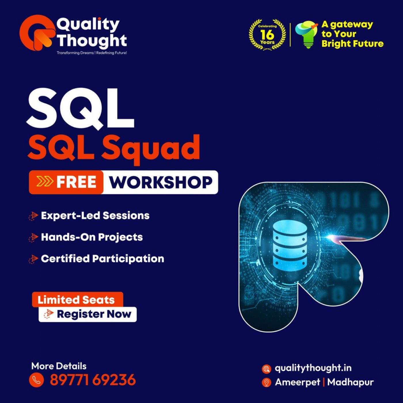 SQL Training In Hyderabad