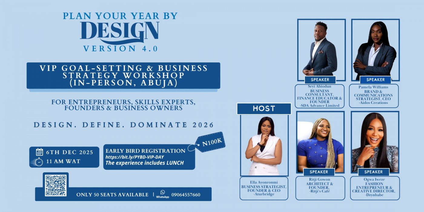 PLAN YOUR YEAR BY DESIGN (PYBD) - THE 2025 ENTREPRENEURS\u2019 LUNCH