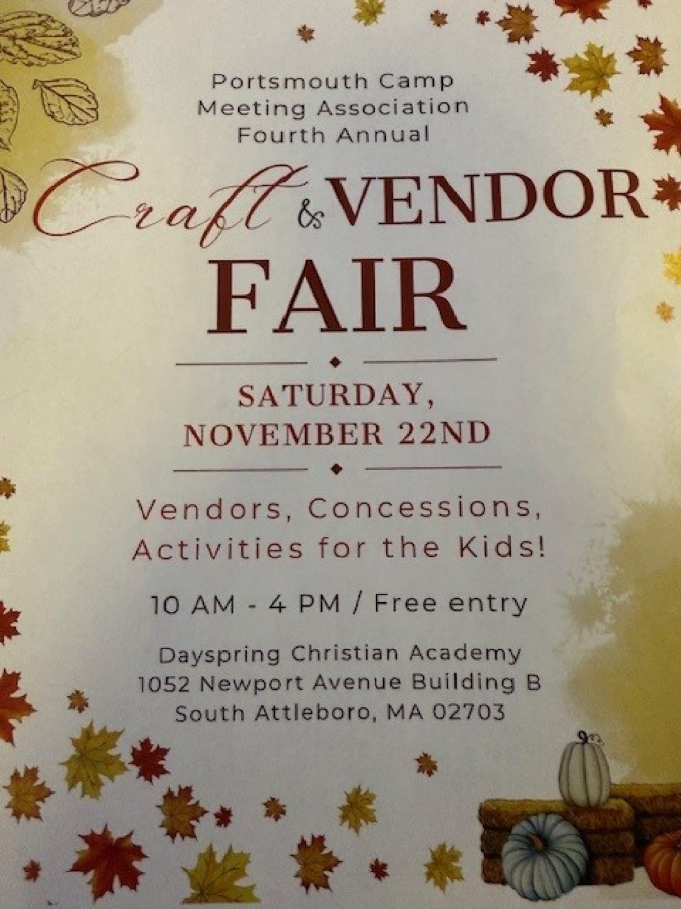 Craft and Vendor Fair