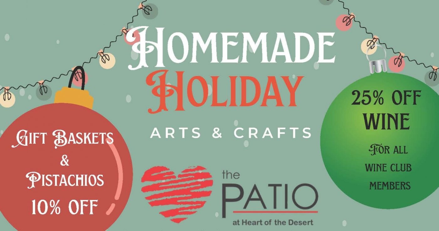 Homemade Holiday Christmas Market on The Patio