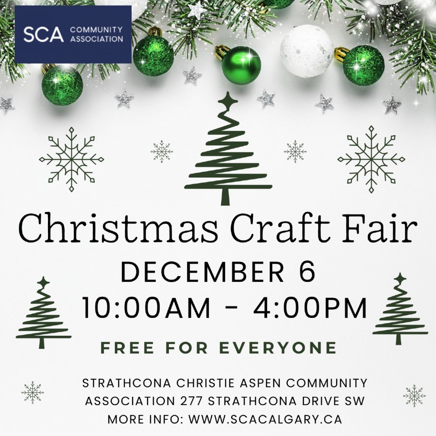 SCA CA Christmas Craft Fair