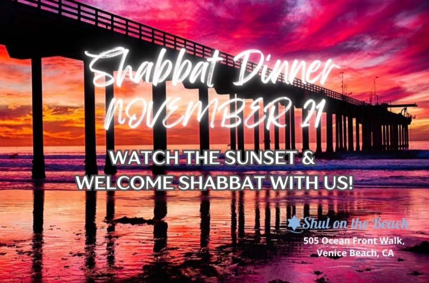Shabbat Dinner at the Beach