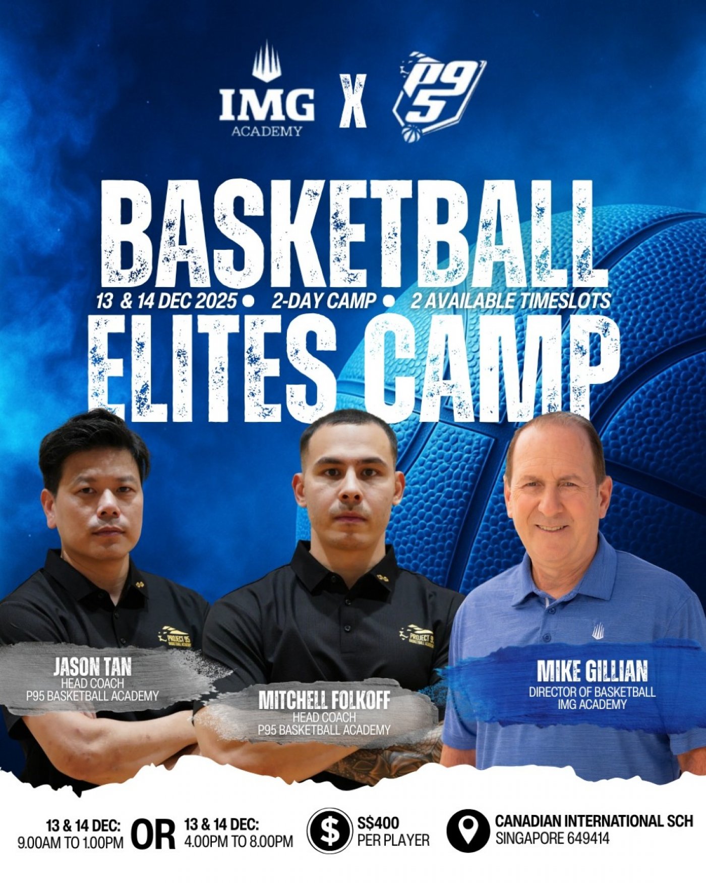 IMG Academy & P95 Basketball Academy Camp