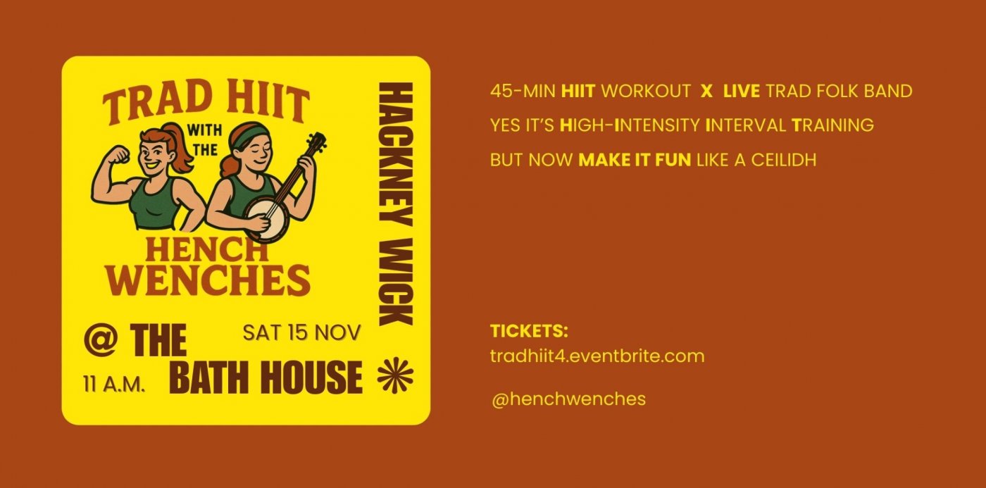 Trad HIIT: workout x live trad ceilidh band