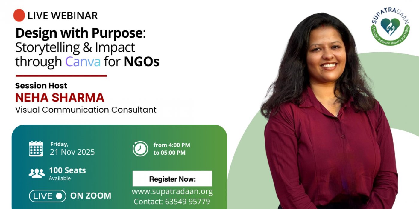 Webinar: Design with Purpose: Storytelling & Impact through Canva for NGOs