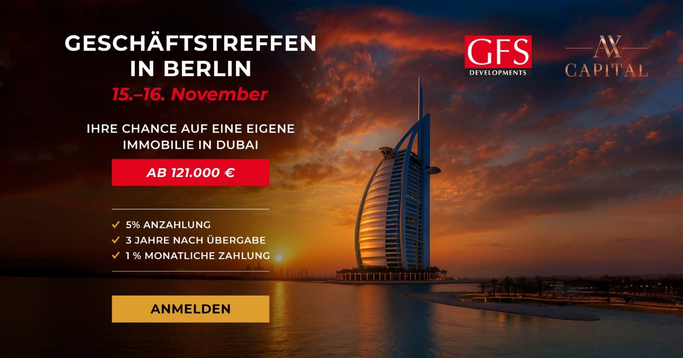 Dubai Real Estate Roadshow in Berlin - Invest from \u20ac1.220 Monthly
