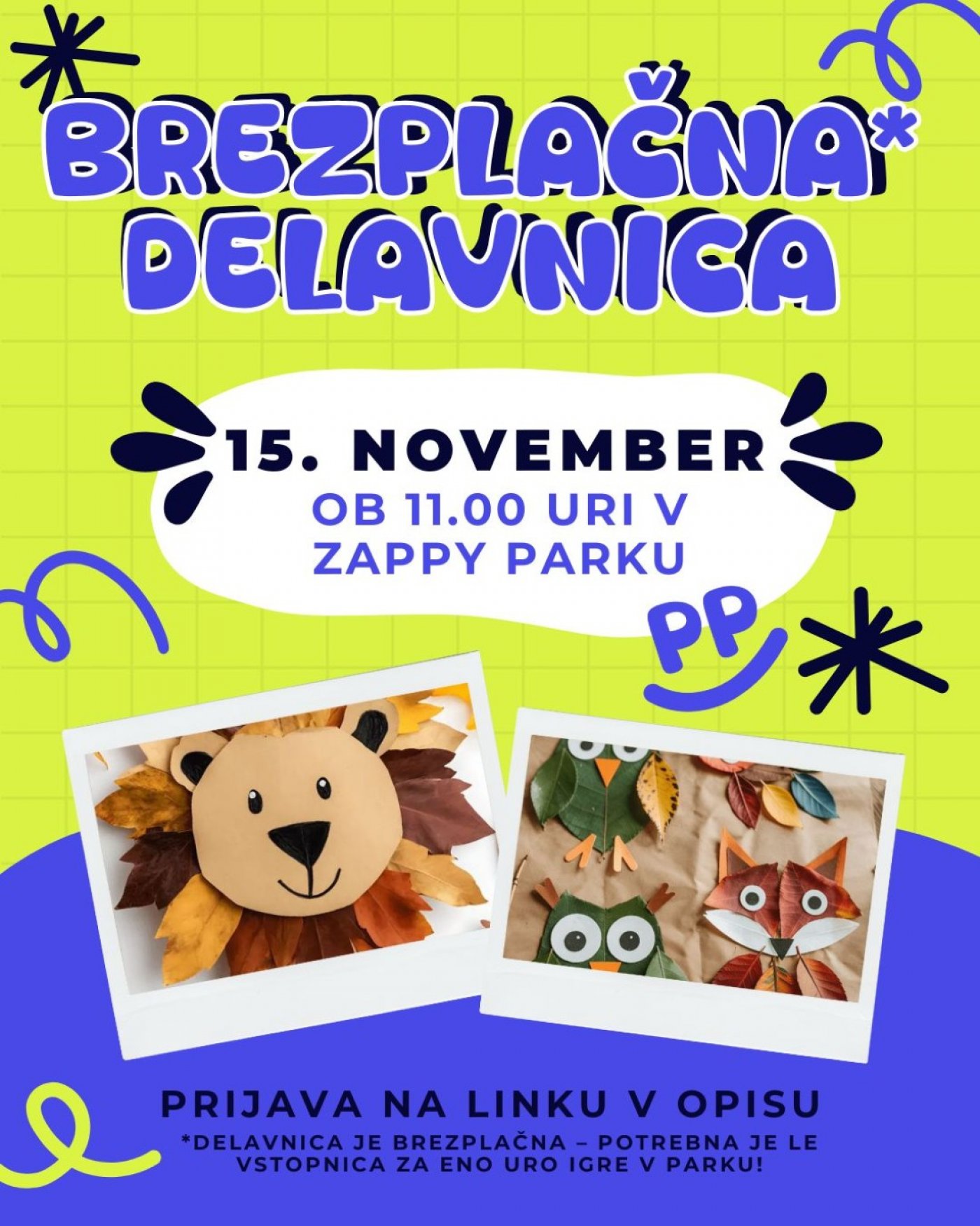 BREZPLA\u010cNA DELAVNICA ZA OTROKE
