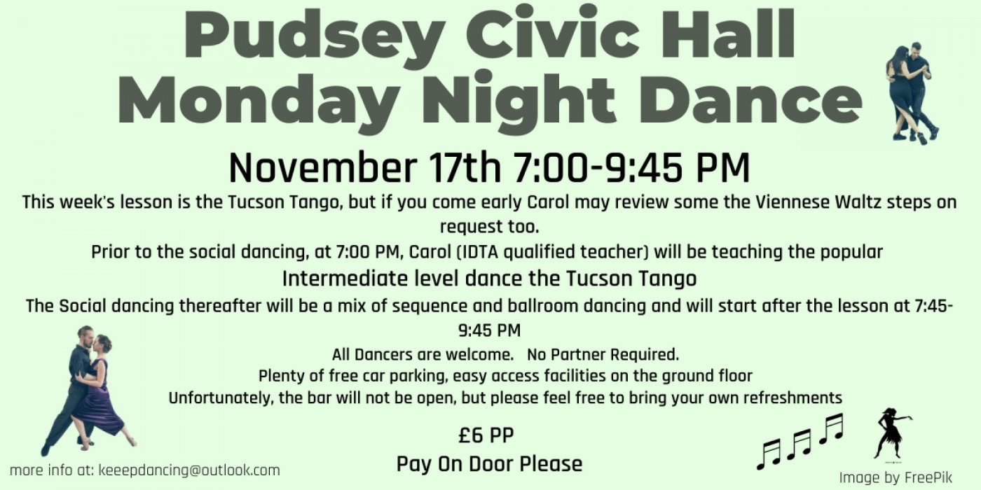 Pudsey Civic Hall Monday Night Dance