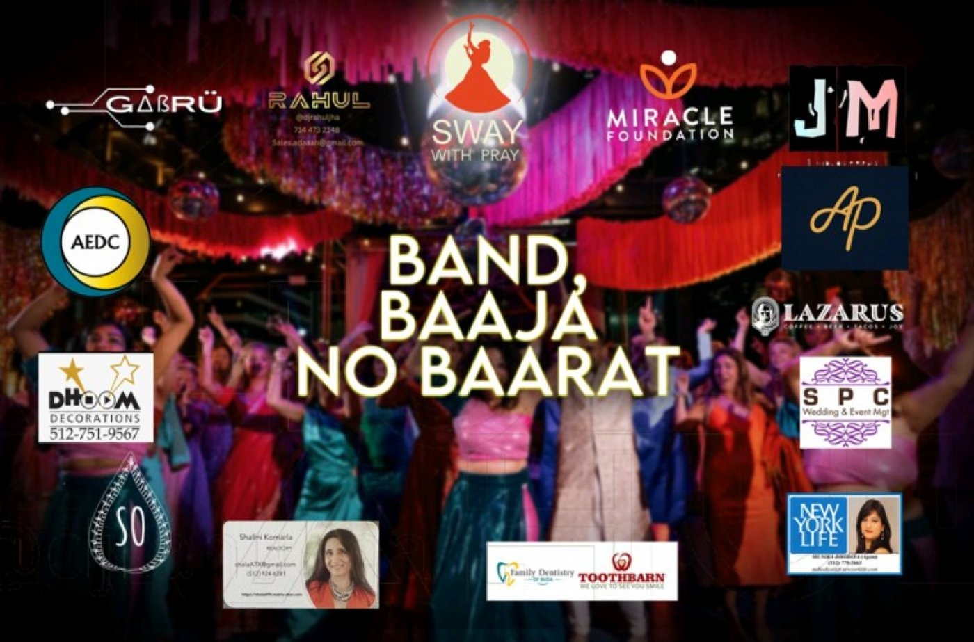 Austin\u2019s First Fake Sangeet "Band,Baaja,No Baraat"-An Exclusive Indian Pre Wedding Experience