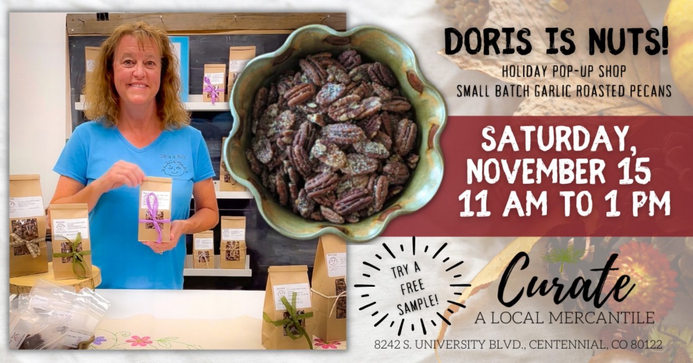 Doris is Nuts! Savory Pecan Pop-Up Shop