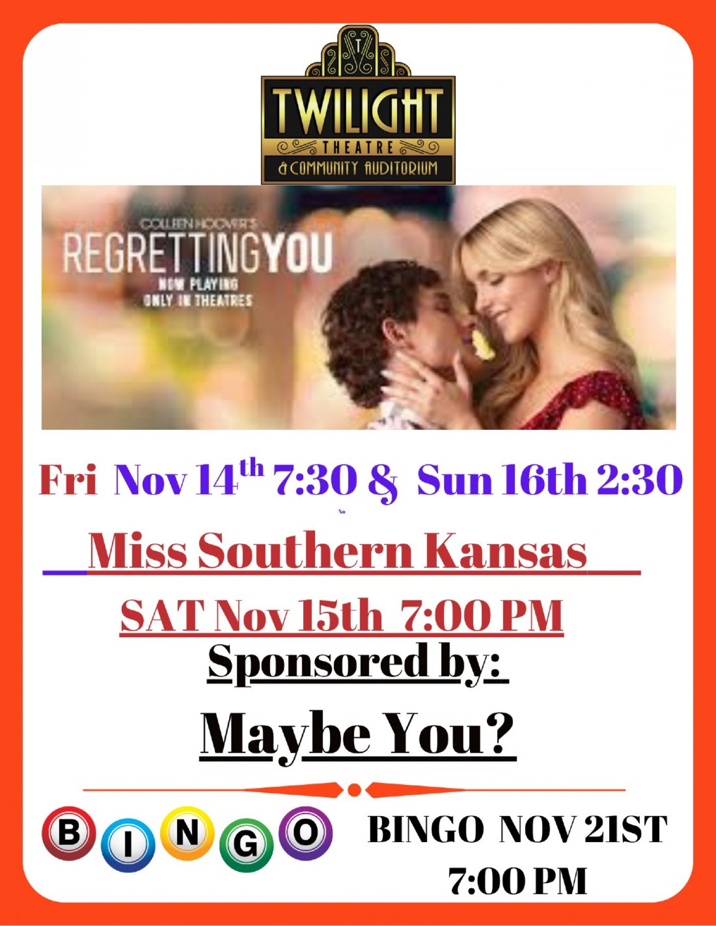 Twilight Theatre Screening