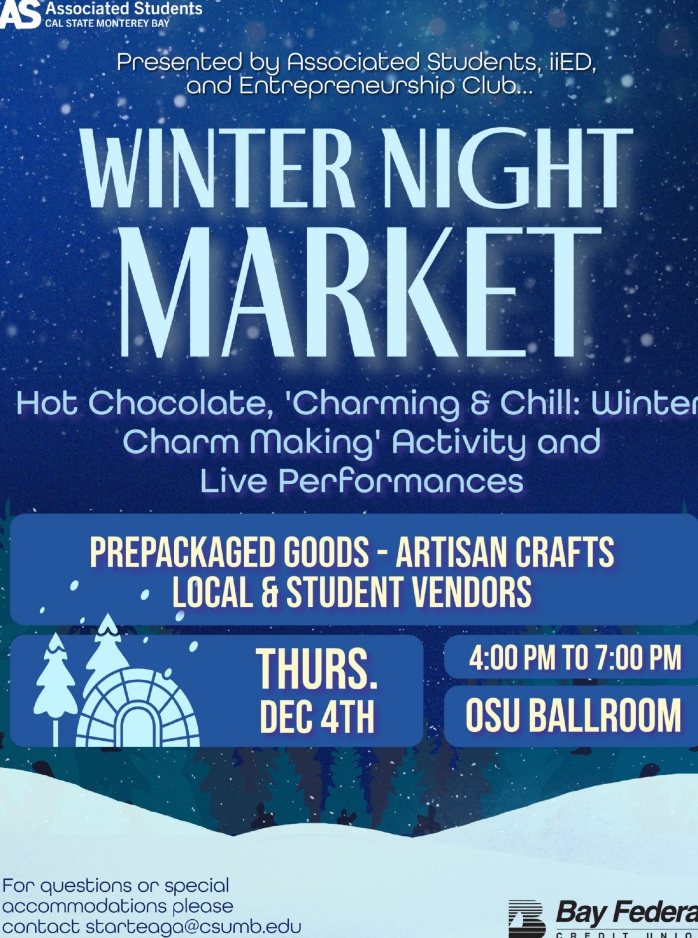CSUMB Winter Night Market