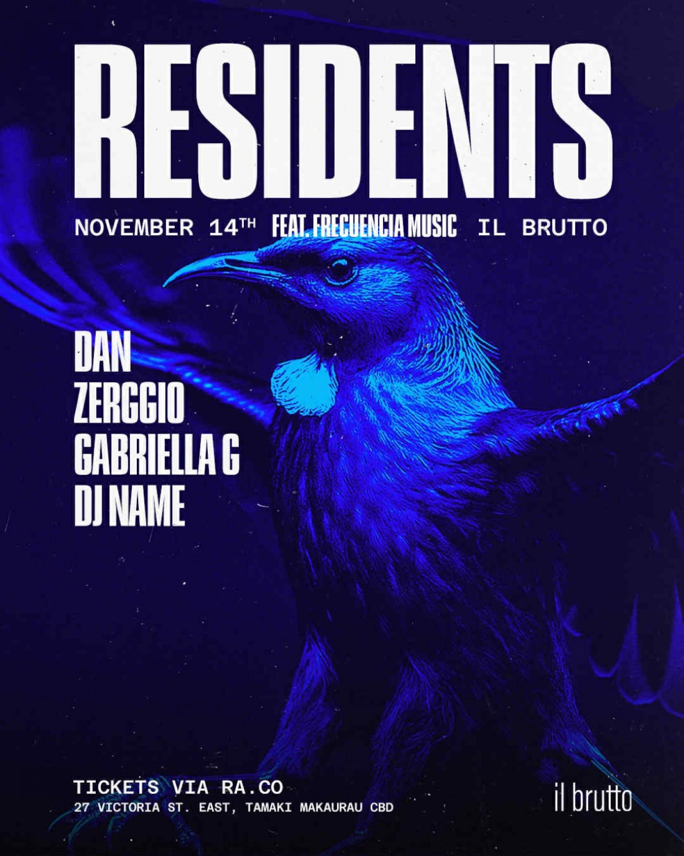 Residents Vol lV feat. FRECUENCIA MUSIC NZ | IL BRUTTO