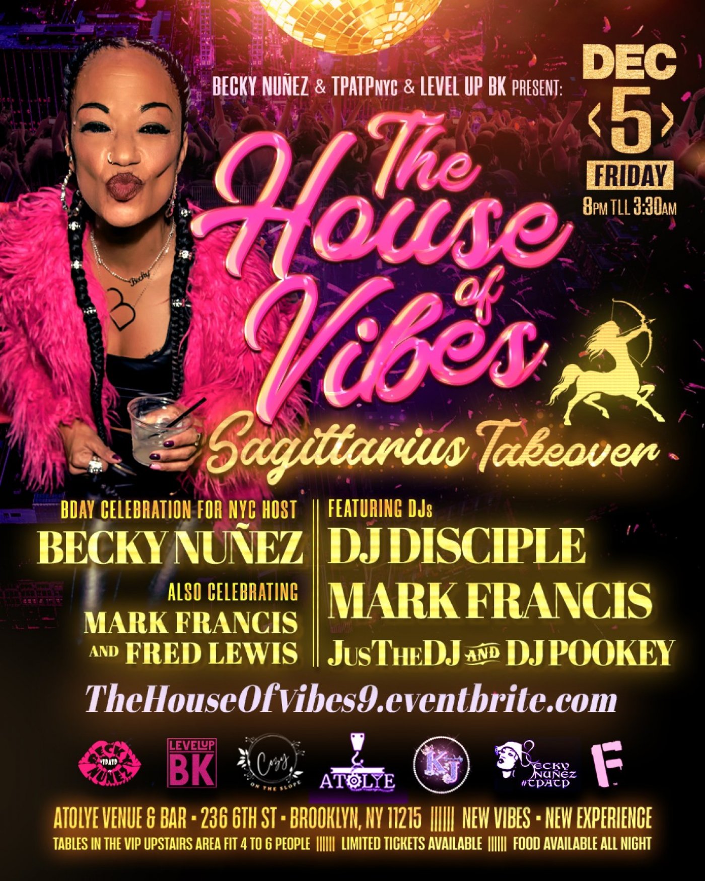 THE HOUSE OF VIBES "SAGITTARIUS TAKEOVER" BECKY NUNEZ AND MARK FRANCIS