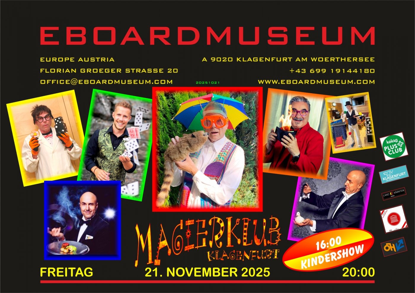 MAGIERKLUB KLAGENFURT - Zaubershow f\u00fcr Kinder - Zaubergala am Abend