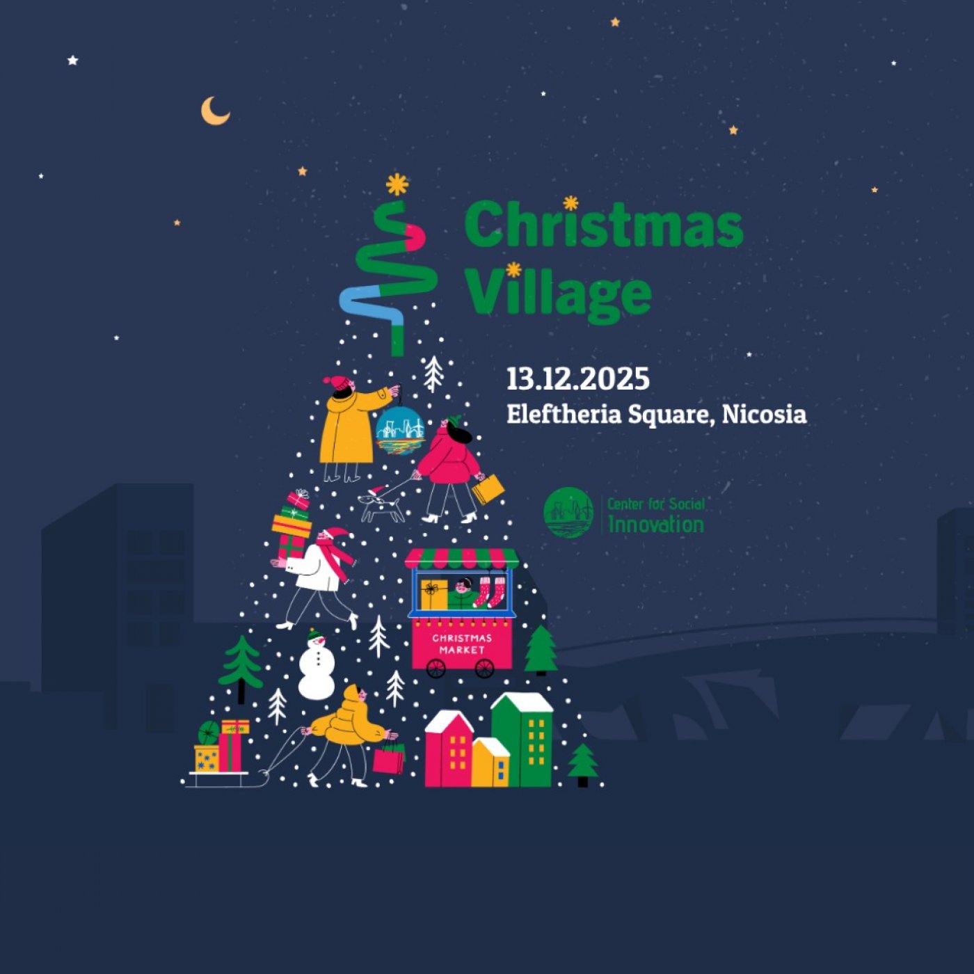 Social Christmas Village by CSI