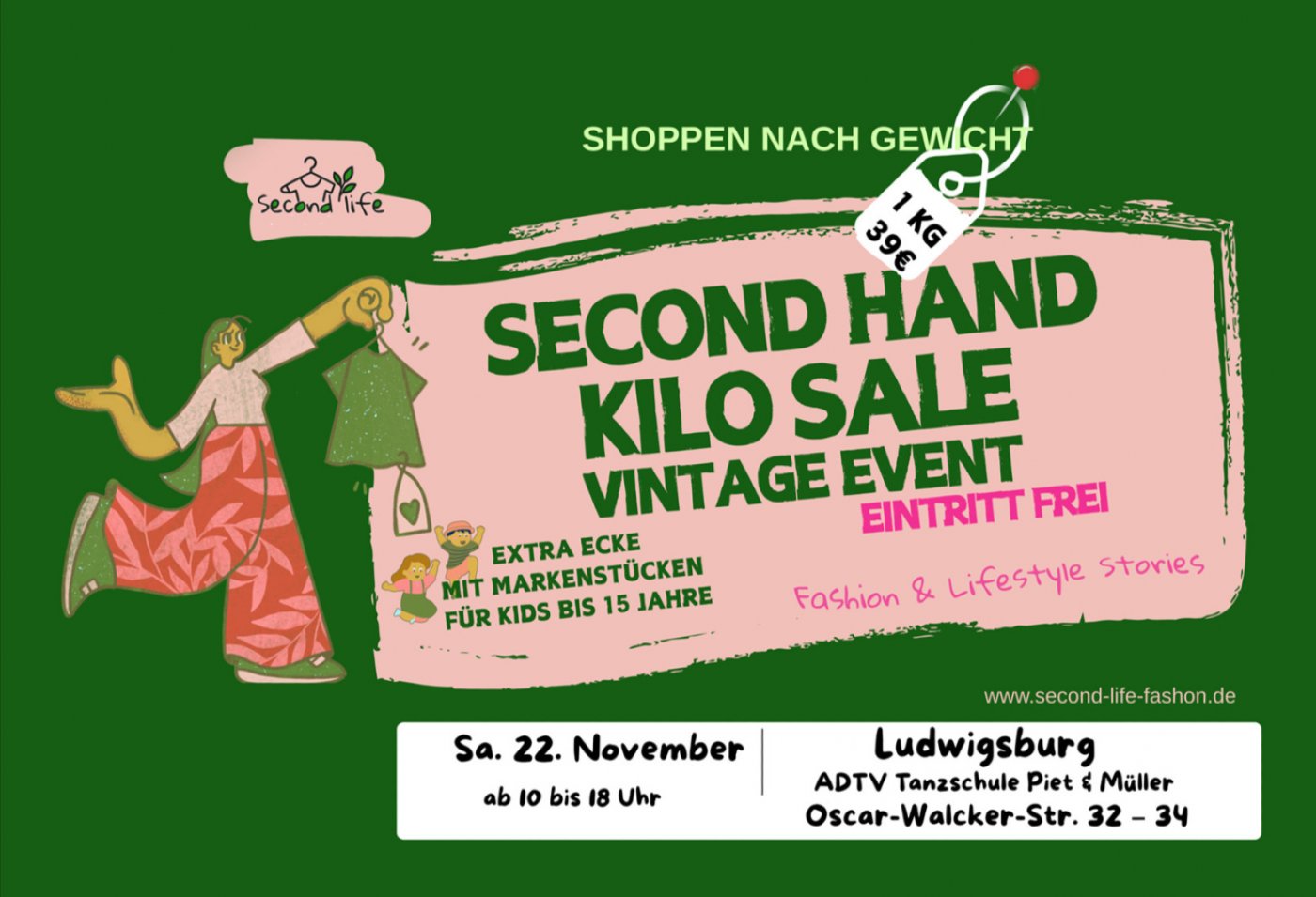 Secondhand Kilo Sale Ludwigsburg 22.11.