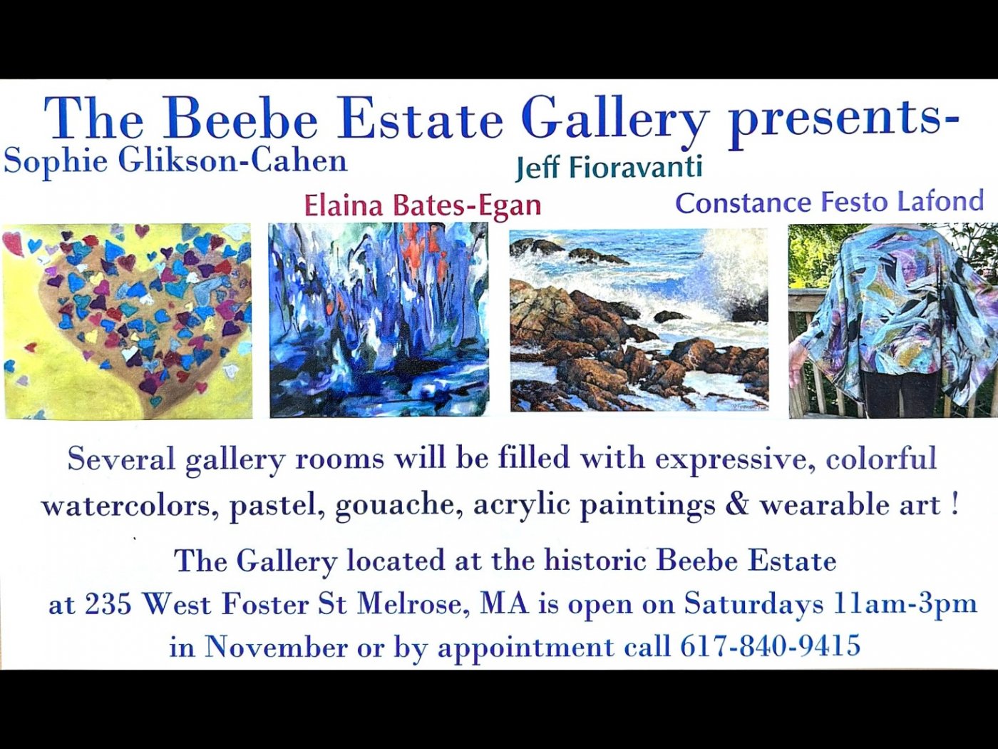 Four Artists at The Beebe Estate