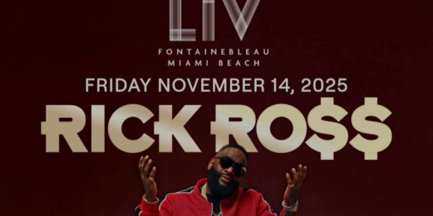 Rick Ross at LIV Nightclub Miami, Fri, Nov 14