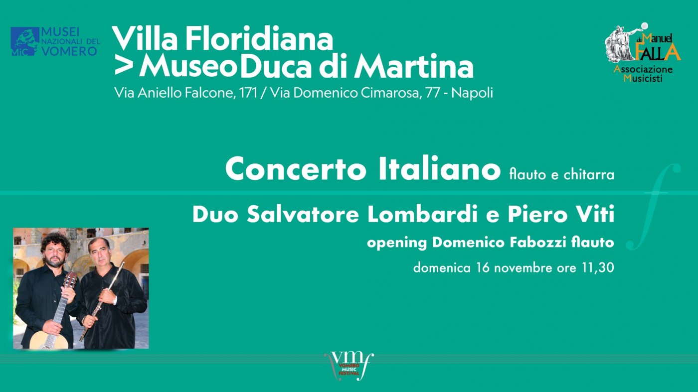 CONCERTO ITALIANO - Duo Salvatore Lombardi e Piero Viti flauto e chitarra