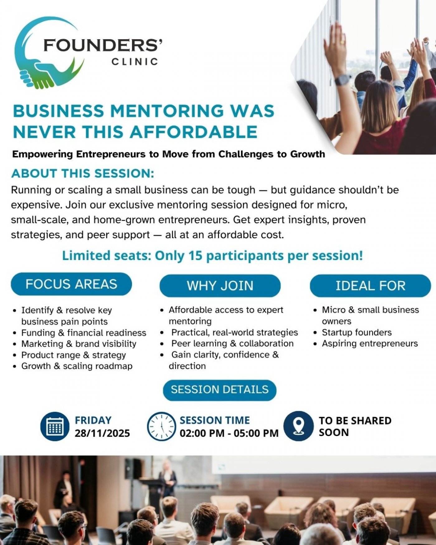 Group Mentoring Session for entrepreneurs (Micro & Small scale)