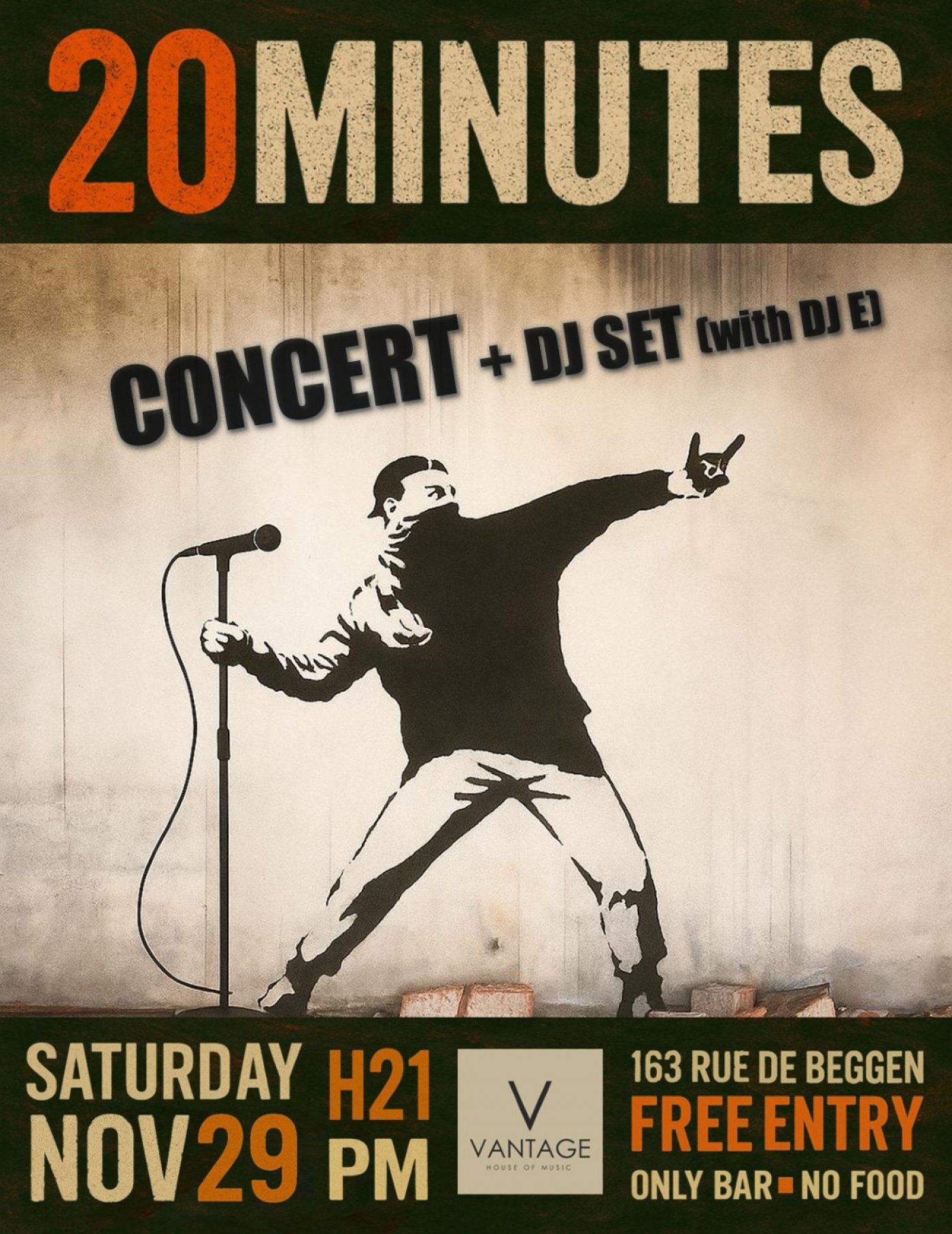 20MINUTES Concert & DJ Set