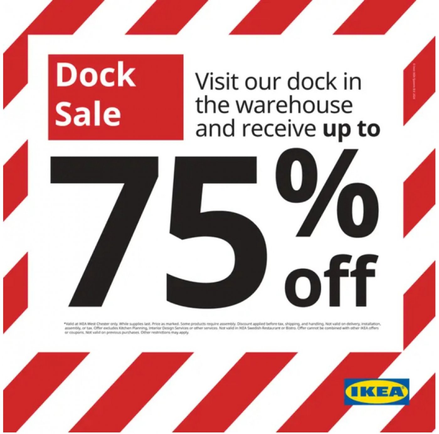 Black Friday Dock Sale at IKEA West Chester
