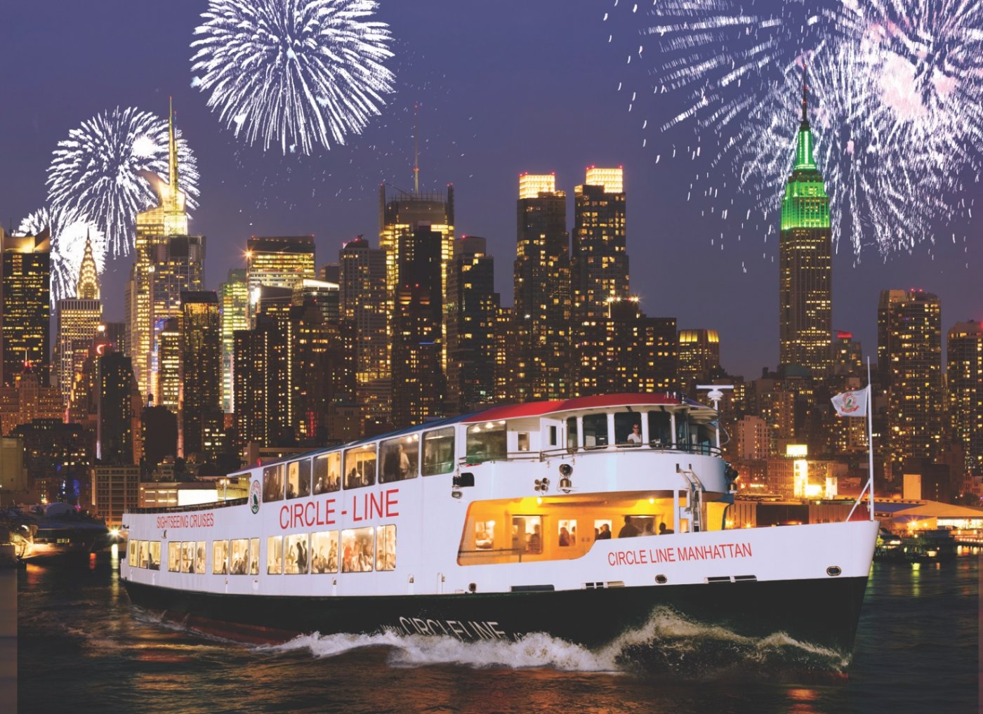 New Year\u2019s Eve Fireworks Cruise NYC