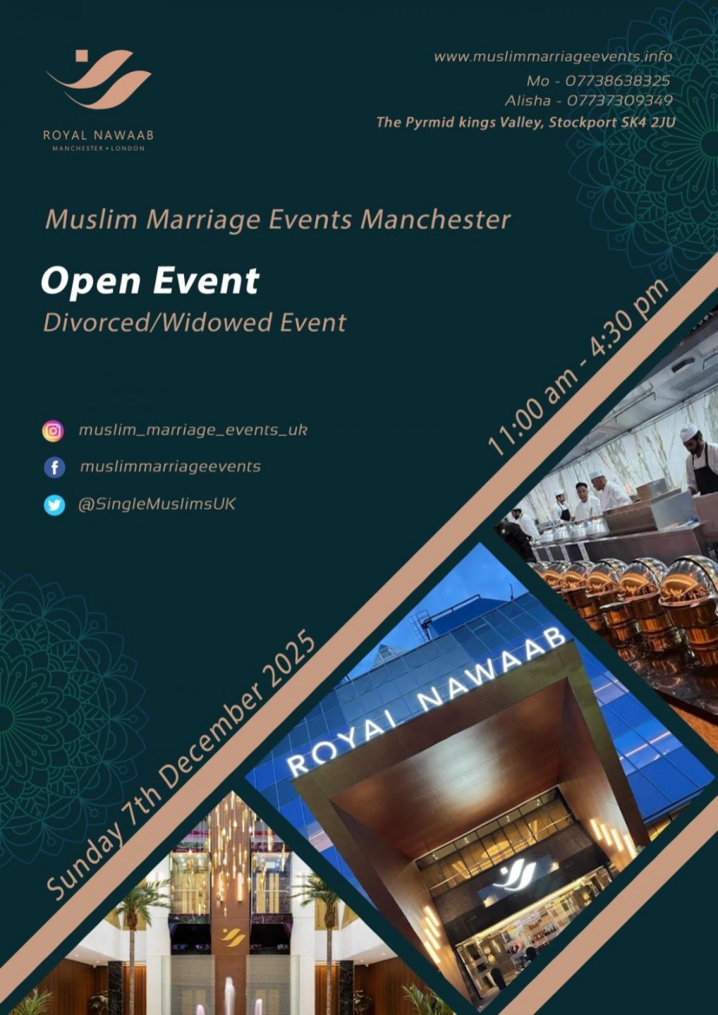 Muslim Marriage Events Manchester - Divorcee\/Widow Event