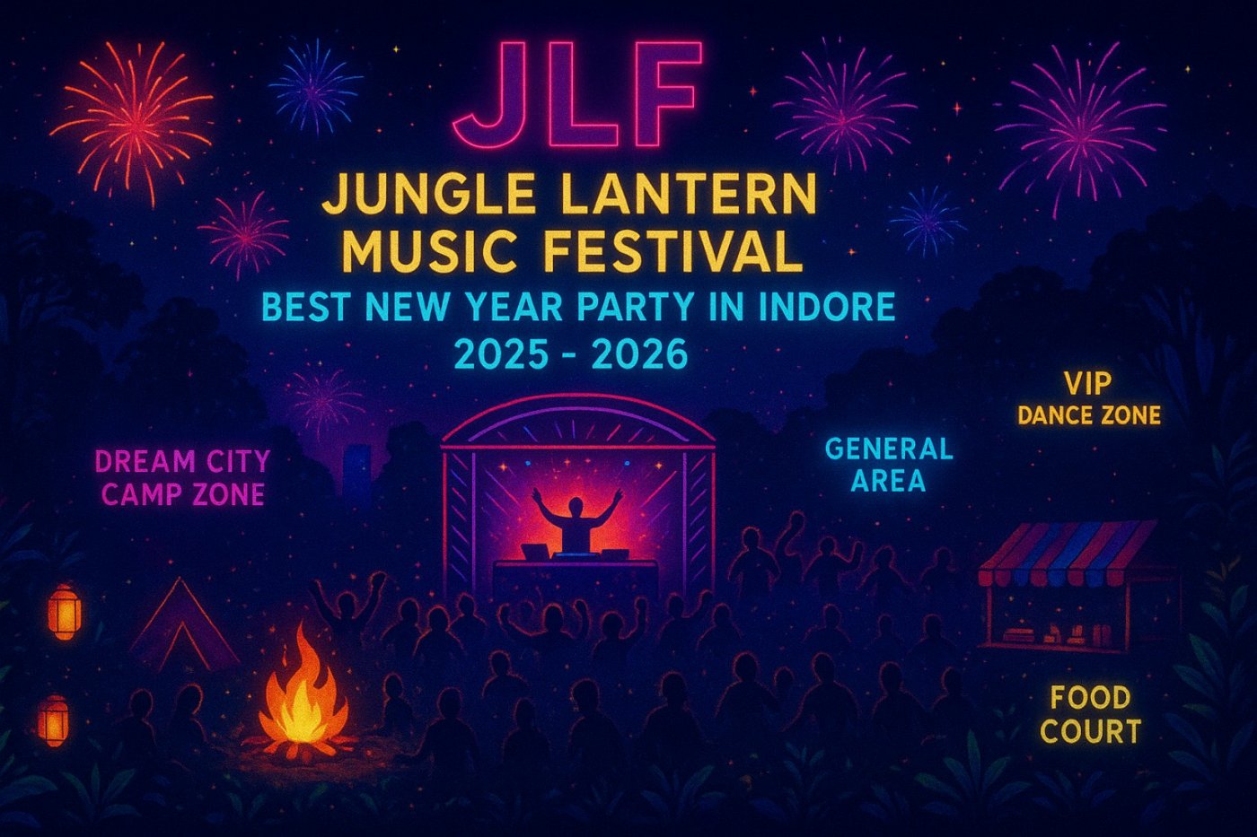 JLF - Top New Year Party in Indore 2025-2026 | Camping| NYE26
