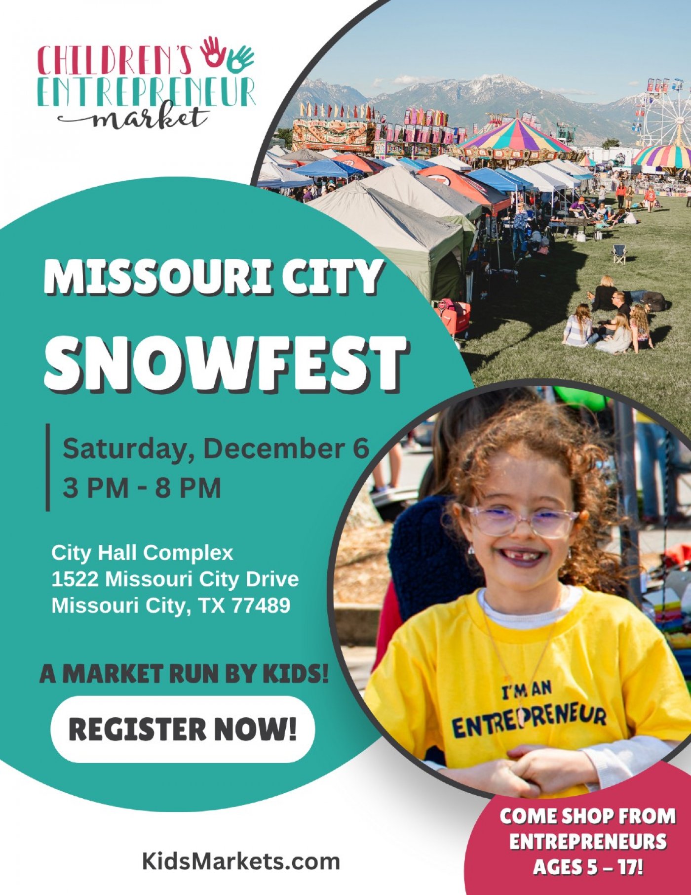 Children's Entrepreneur Market at SnowFest