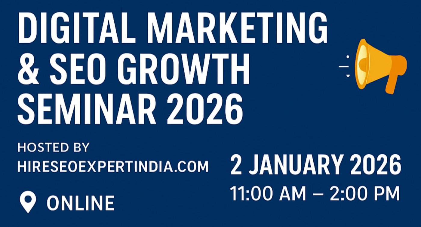 Digital Marketing & SEO Growth Seminar 2026